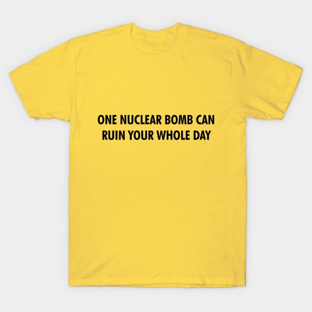 Nuclear Bomb T-Shirt by Stationjack